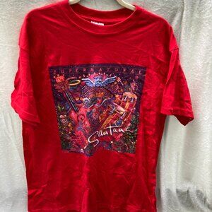 Vintage 2000 Santana Supernatural T Shirt size L Never worn, 100% Cotton